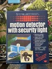 Intelectron Motion Detector with Security Light BC 862K New