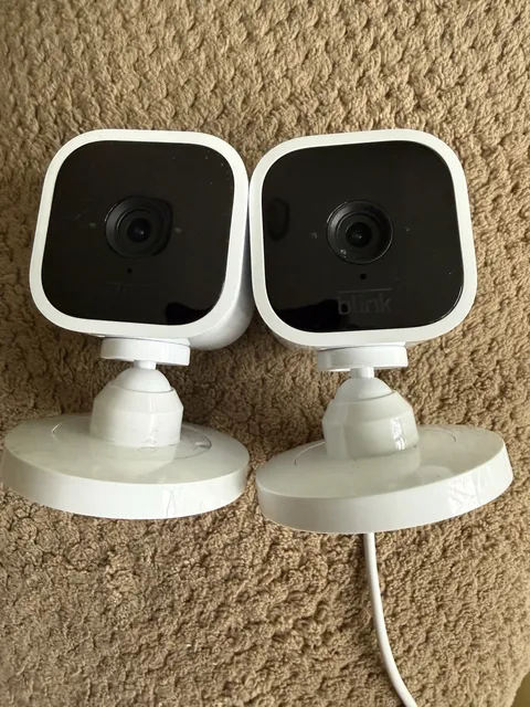 2 X Blink Mini Indoor  1080p Plug-in Smart  Wireless Surveillance Camera