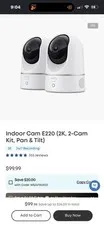Eufy T8413121 Wireless Indoor Pan and Tilt 2K Security Surveillance Camera
