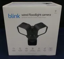 Blink - Wired Floodlight Camera - Smart Security Camera, 2600 Lumens, HD Live