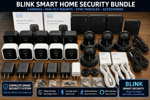 Blink Security Camera - Camera Kit with Blink Mini. USED