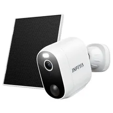 2K Outdoor Wireless-Solar Outdoor Wireless for Home Surveillance with AI Huma...
