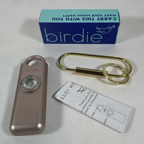She’s Birdie The Original Personal Safety Alarm for Women by Women Metallic Rose