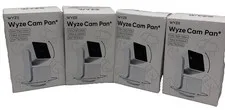 4 Wyze Cam Pan v3 1080p Smart Security Camera Indoor/Outdoor WiFi White