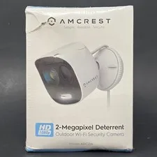 Amcrest 1080p HD Outdoor Wi-Fi Security Camera ADC2W Night Vision Deterrent New