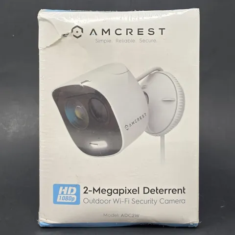 Amcrest 1080p HD Outdoor Wi-Fi Security Camera ADC2W Night Vision Deterrent New