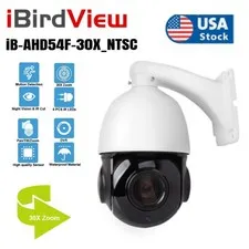 iBirdView 1080P PTZ 30X 4in1 IR Night AHD/TVI/CVI/CVBS NTSC Speed Dome Camera US
