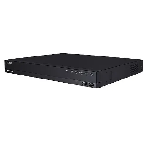 Hanwha ARN-1610S 16-Channel PoE NVR with 4TB HDD, Black