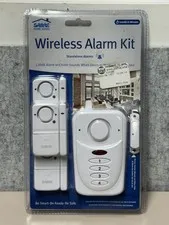 SABRE Wireless Alarm Kit House Home Security Doors Windows Alert Doorstand