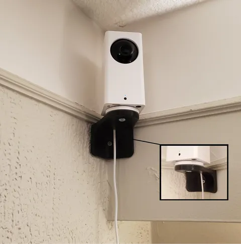 Wyze Cam Pan Corner Wall Mount Bracket Edge Black or White