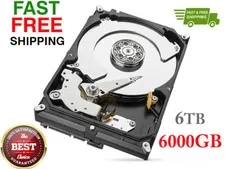 6000GB 6TB OOSSXX DVR NVR Compatible Hard Drive Internal 3.5 FREE SHIPPING