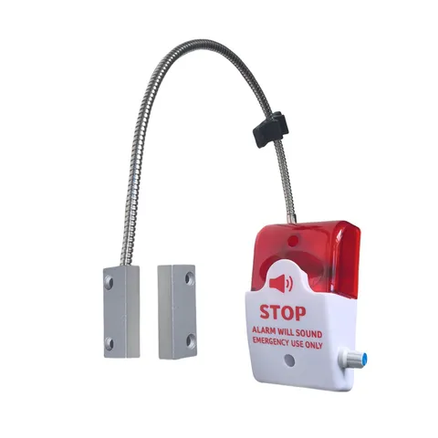 Emergency Door Alarm with Flexible Mount, Door Alarms When Opened, Exit Door ...