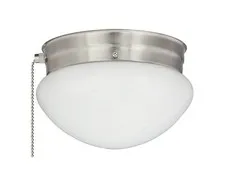 Miseno ML14297 1 Light 8" Wide Flush Mount Bowl Ceiling Brushed Nickel