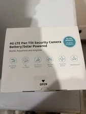 4G LTE Pan/Tilt IP Security Camera Battery Solar PIR Motion Two-Way Weatherproof