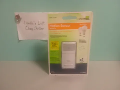 Leviton IPS02 Decora Auto-On Universal Motion Sensor, White New & Sealed