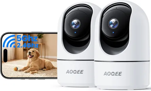 5G Cameras for Home Security Indoor, Pet Monitor W/Phone APP G5 2Pcs