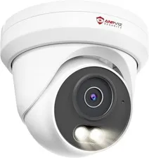 5MP PoE Turret Security IP Camera Outdoor Wired Night Vision AI Motion Detection