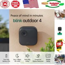 Add-On Outdoor 4 Wireless Camera - 2- Battery Life & Cloud Storage Ready