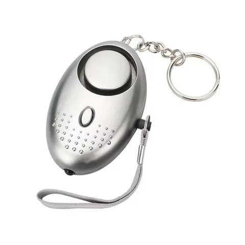 Metallic Personal Alarm Keychains