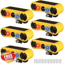 Qualirey 6pk Solar Alarm Deterrent