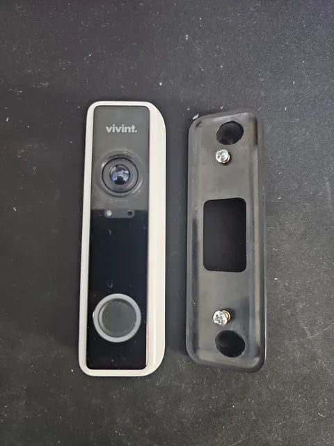 Vivint Doorbell Camera Pro -VS-DBC300-WHT Tested Works with Angle adapter