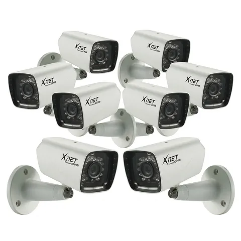 RTSP 2MP IR Bullet IP Camera HD 8 pk Night Vision ONVIF POE Wired CNB LXC1050IR