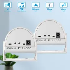 2PACK Motion Sensor Alarms And Entrance Alert Chime With 90dB Siren Sound