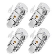 4 Pcs Luggage Latch Repair Hardware for Suitcase Metal Toolbox Latches