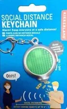 12 Social Distance Key Chain Personal Warning Alarm Kikkerland Battery Pull Tab