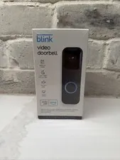 Blink Smart Wi-Fi Video Doorbell Wired/Battery with 2 Way Audio with Alexa Black