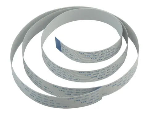 Flex Ribbon Cable For Raspberry Pi Camera White 1m / 3.28ft Cord 2 Pack