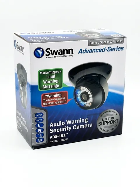 Swann Advanced Audio Warning Security Camera ADS-191 SWADS191CAM Motion AlarmNEW