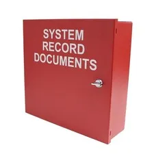 System Record Documents Enclosure, for Fire Alarm System Documentation Storag...