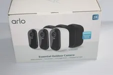 Arlo Essential 2K 2nd Generation Wireless Security Camera 3 Pack