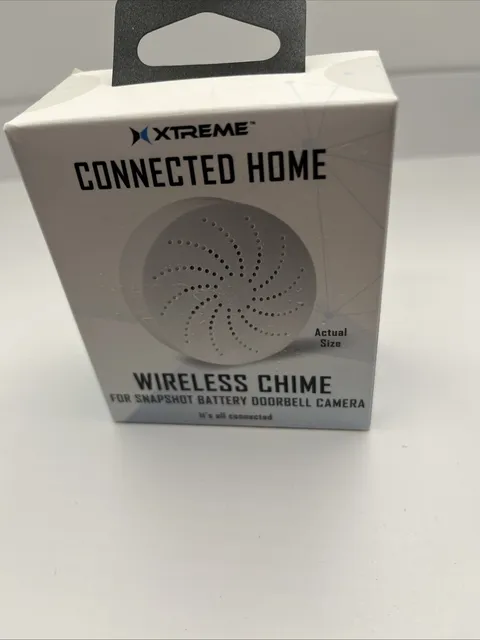Xtreme Connected Home Smart Wireless Chime For Snapshot Battery Doorbell Camera