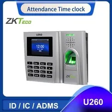 ZKTeco U260 TCP/IP USB Fingerprint Biometric Time Clock Support ID/IC/ADMS