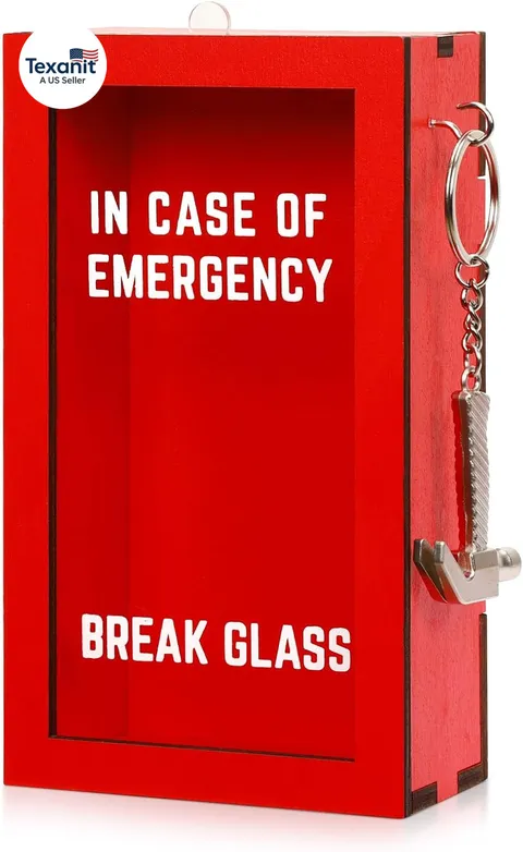Funny Gift Emergency Box W/Hammer, Break in Case of Emergency Box, Personalized