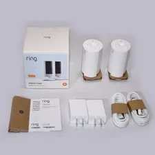 Ring 2-Pack Indoor Plug-In 1080p Security Camera Video w/ Privacy Cover 2nd Gen