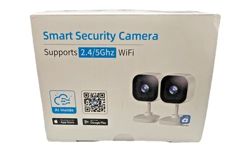 Yoosee 2-Pack Indoor WiFi Cameras 2K Motion Detection Night Vision Audio