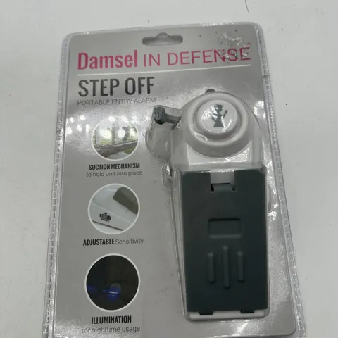 Damsel In Defense - Step Off Portable Entry Alarm, New, Sealed 120 Decibel Alarm