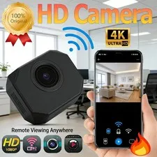 Mini Camera WiFi 1080P HD Smart Home Security Portable IP Cam Remote Monitoring