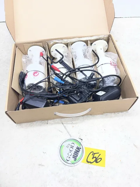 Swann A855 CAM Set of 4 1080p Security Surveillance Cameras White As-Is~