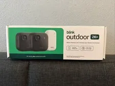 Blink - Outdoor 2K+ Wireless Smart Security Camera, 2K video, Two-way audio NEW