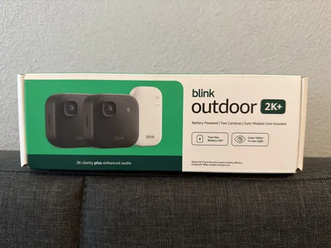 Blink - Outdoor 2K+ Wireless Smart Security Camera, 2K video, Two-way audio NEW