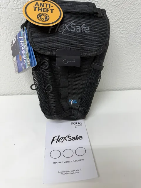 Flex Safe Aqua Vault Anti Theft Portable Safe Black