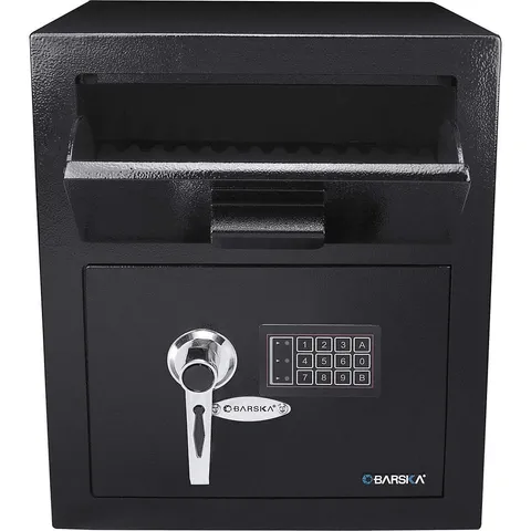 BARSKA AX11930 Cash Depository Safe,1.1 cu ft,Steel 20VK04
