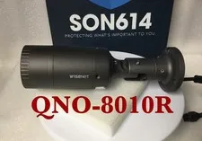 Wisenet QNO-8010R Security Network Color Camera W/2.8mm 5MP WeatherProof TESTED!