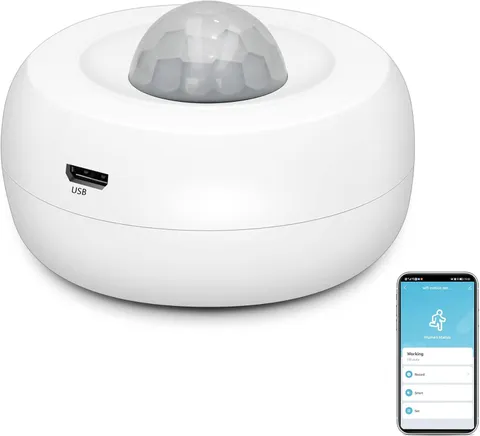 Wifi Smart Motion Sensor: Wireless PIR Motion Detector, Indoor Infrared Sensor w