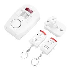 PIR Infrared Motion Detector Alarm Unit With 2 Remote Controller Home Safety ☆