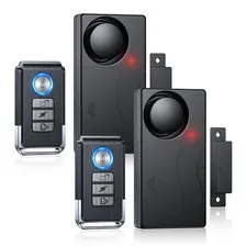 Wireless Door Alarm, 110dB Loud Door Chimes When Door Opens - Door Sensor Ala...